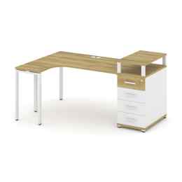 Стол эргономичный Concept CN.SA-405 Металл белый